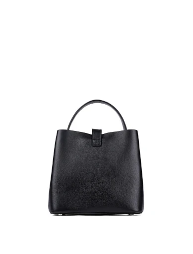 Жіноча сумка тоут MIRATON шкіряна чорна - фото 4 - Miraton