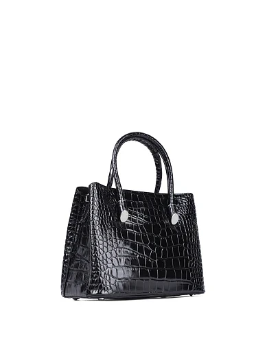 Жіноча сумка тоут MIRATON шкіряна чорна - фото 2 - Miraton