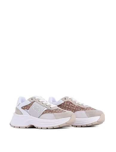 Жіночі кросівки LIU JO замшеві білі - фото 3 - Miraton