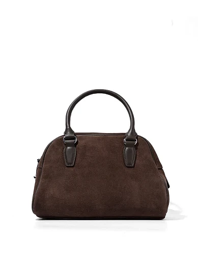 Женская сумка тоут MIRATON замшевая зеленая - фото 4 - Miraton