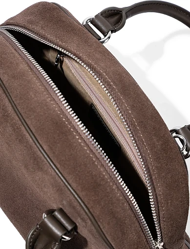 Женская сумка тоут MIRATON замшевая зеленая - фото 7 - Miraton