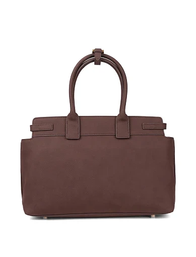 Жіноча сумка тоут MIRATON з нубуку коричнева - фото 3 - Miraton