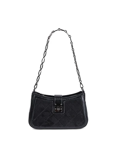 Жіноча сумка через плече MIRATON шкіряна чорна(2 555) - фото 7 - Miraton