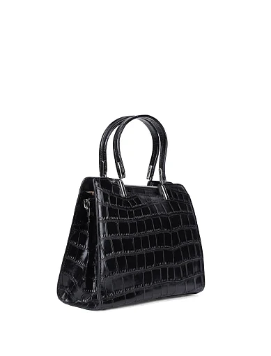 Жіноча сумка тоут MIRATON шкіряна чорна - фото 3 - Miraton