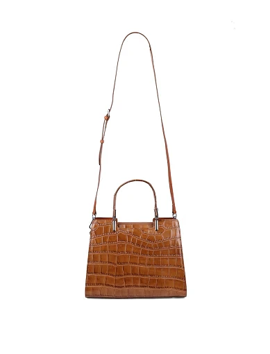 Жіноча сумка тоут MIRATON шкіряна кемел - фото 7 - Miraton