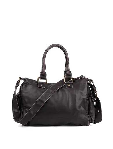 Жіноча сумка карго MIRATON з екошкіри коричнева - фото 3 - Miraton