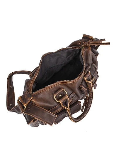 Жіноча сумка карго MIRATON з екошкіри кемел - фото 5 - Miraton