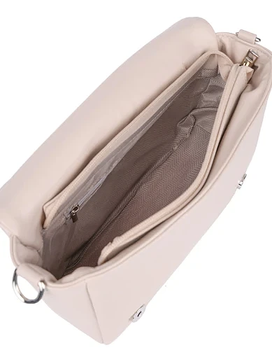 Жіноча сумка крос-боді MIRATON з екошкіри бежева(6083-2) - фото 5 - Miraton