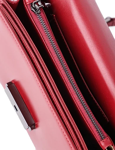 Жіноча сумка крос-боді MIRATON шкіряна бордова(87178-3) - фото 7 - Miraton