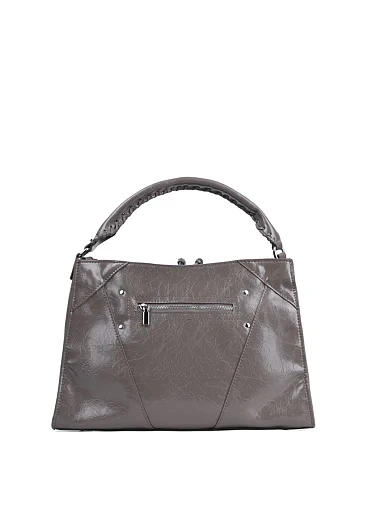 Жіноча сумка тоут MIRATON шкіряна сіра - фото 4 - Miraton
