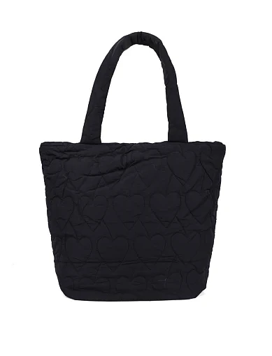 Жіноча сумка шоппер MIRATON тканинна чорна - фото 3 - Miraton