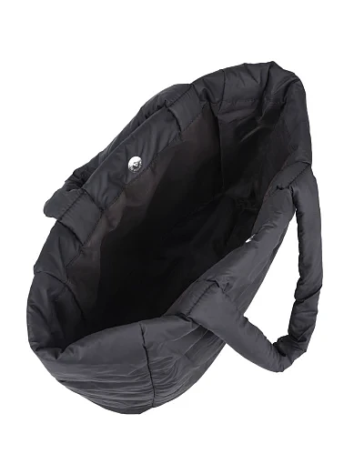 Женская сумка шоппер MIRATON тканевая черная - фото 5 - Miraton