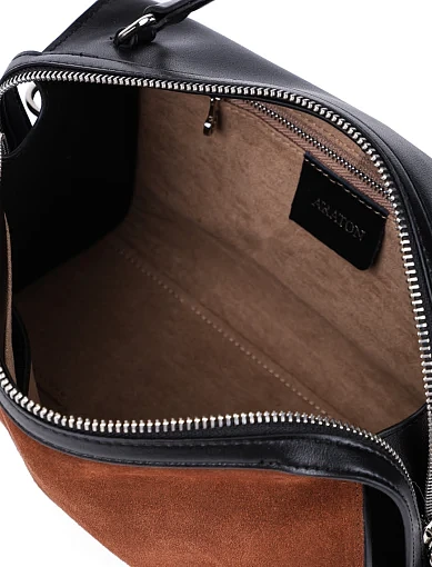 Жіноча сумка через плече MIRATON шкіряна різнокольорова(11345) - фото 7 - Miraton