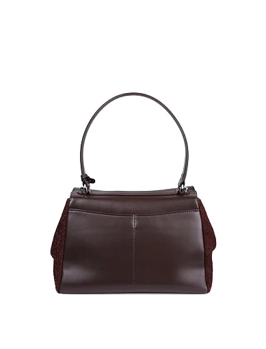 Жіноча сумка тоут MIRATON шкіряна коричнева - фото 4 - Miraton