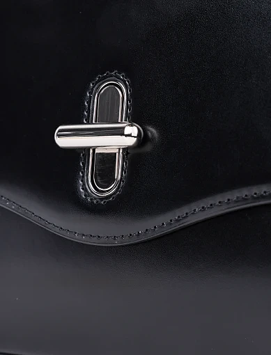 Жіноча сумка через плече MIRATON шкіряна чорна - фото 5 - Miraton