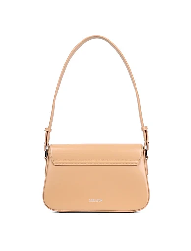 Жіноча сумка через плече MIRATON шкіряна бежева(M201-2) - фото 4 - Miraton