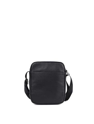 Чоловіча сумка месенджер MIRATON шкіряна чорна (88362-4) - фото 3 - Miraton
