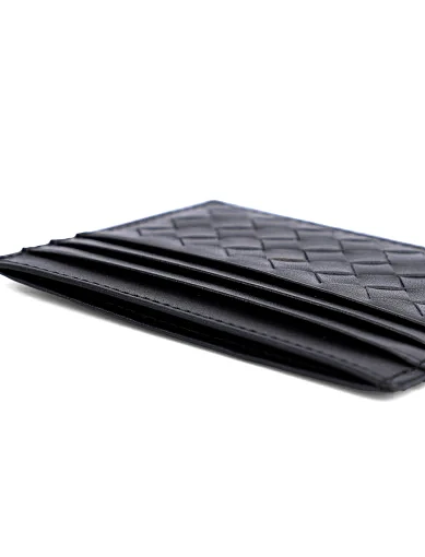 Чоловічий картхолдер MIRATON шкіряний чорний (101126) - фото 4 - Miraton