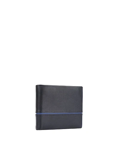 Чоловічий гаманець шкіряний чорний (860892-1) - фото 2 - Miraton