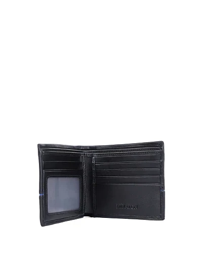 Чоловічий гаманець шкіряний чорний (860892-1) - фото 4 - Miraton