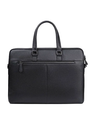 Чоловіча сумка MIRATON шкіряна чорна (9972-5) - фото 3 - Miraton