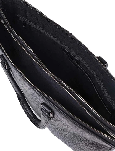 Чоловіча сумка MIRATON шкіряна чорна (9972-5) - фото 5 - Miraton