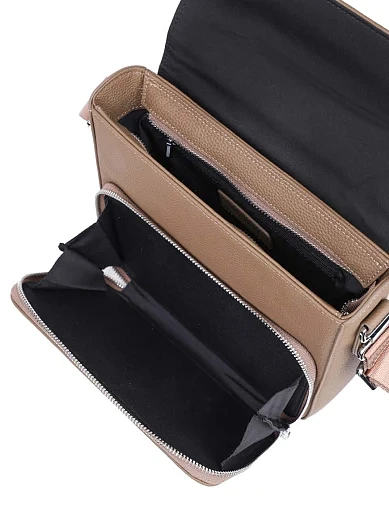 Чоловіча сумка месенджер MIRATON шкіряна бежева (88500-2) - фото 5 - Miraton