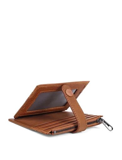 Чоловічий картхолдер MIRATON шкіряний коричневий (328) - фото 4 - Miraton