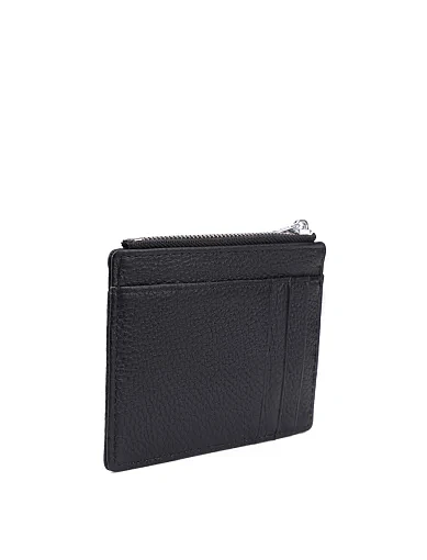 Чоловічий картхолдер MIRATON шкіряний чорний (166-1 ВЛ 25) - фото 3 - Miraton