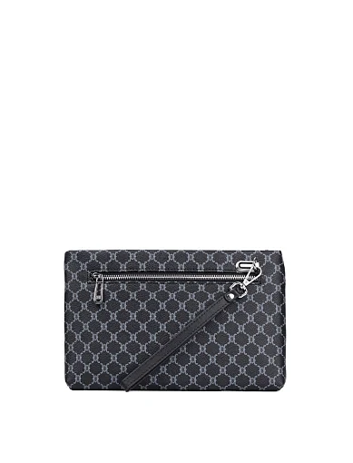 Мужская сумка MIRATON из экокожи черная - фото 3 - Miraton