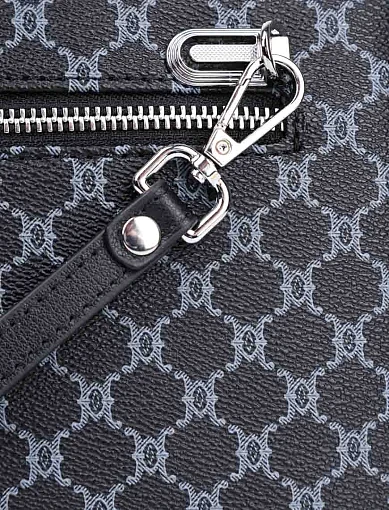 Мужская сумка MIRATON из экокожи черная - фото 4 - Miraton