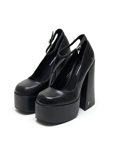 Жіночі туфлі WINDSOR SMITH DIZZY шкіряні чорні - фото 3 - Miraton