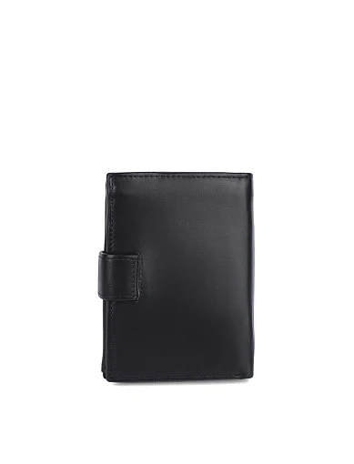 Чоловічий гаманець шкіряний чорний (2018) - фото 3 - Miraton