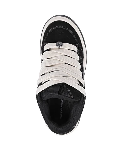 Женские кеды WINDSOR SMITH FLAVOUR велюровые черные - фото 5 - Miraton