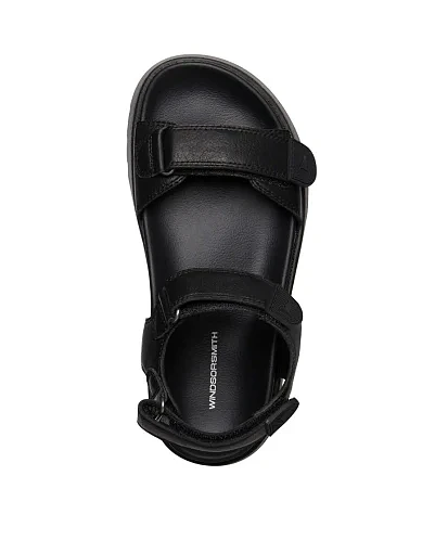 Жіночі сандалі WINDSOR SMITH THANKFUL шкіряні чорні жіночі сандалі - фото 3 - Miraton