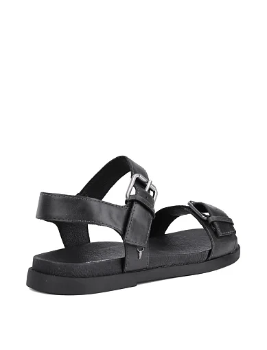 Жіночі сандалі WINDSOR SMITH ASCEND шкіряні чорні - фото 4 - Miraton