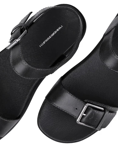 Жіночі сандалі WINDSOR SMITH ASCEND шкіряні чорні - фото 5 - Miraton