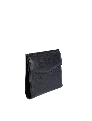 Чоловічий гаманець шкіряний чорний (168-84) - фото 2 - Miraton