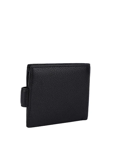 Чоловічий гаманець шкіряний чорний (2089-0617ND) - фото 3 - Miraton