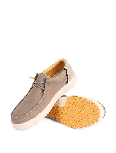 Чоловічі туфлі Walk in Pitas CANA тканинні бежеві (CANA) - фото 2 - Miraton