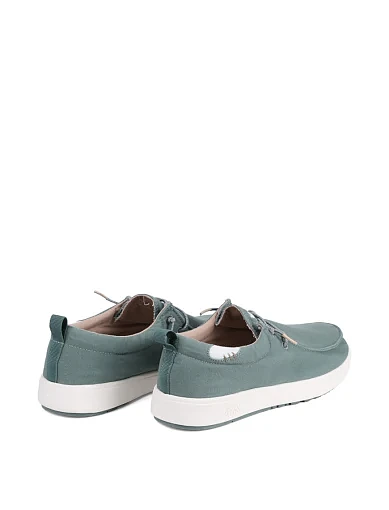 Чоловічі туфлі Walk in Pitas BIARRITZ тканинні зелені (BIARRITZ) - фото 4 - Miraton