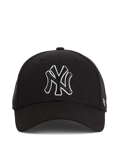 Кепка 47 Brand New York Yankees Snapback тканинна чорна - фото 3 - Miraton