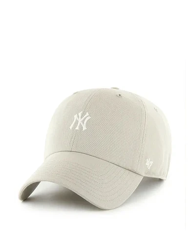 Кепка 47 brand MLB New York Yankees тканинна сіра фото 1