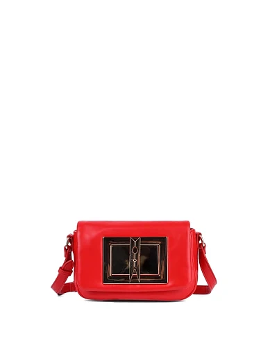 Жіноча сумка Love Moschino із екошкіри червона фото 1
