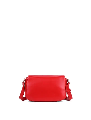 Женская сумка Love Moschino из экокожи красная - фото 3 - Miraton