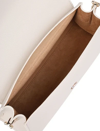 Женская сумка леди лайк Love Moschino из экокожи молочного цвета - фото 6 - Miraton