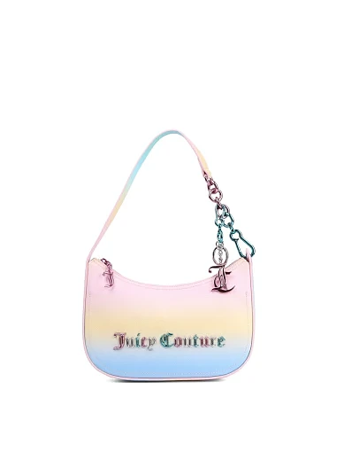 Жіноча сумка хобо Juicy Couture з екошкіри різнокольорова фото 1