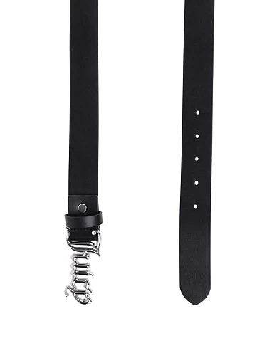 Жіночий ремінь з екошкіри чорний - фото 2 - Miraton