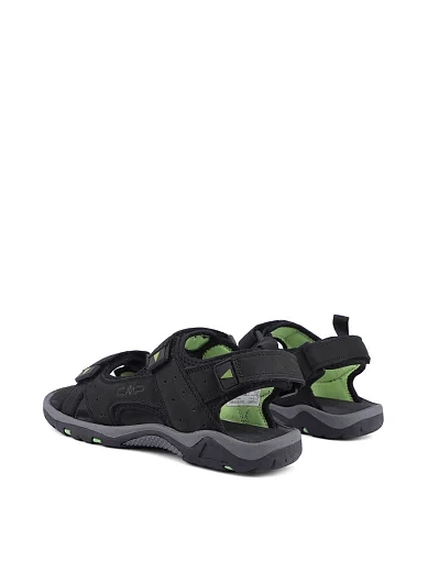 Чоловічі сандалі CMP шкіряні чорні (38Q9947-U901) - фото 3 - Miraton