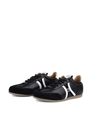 Жіночі кеди Helena Soretti шкіряні чорні - фото 3 - Miraton